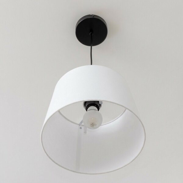 Brilagi - LED závesný luster na lanku CERIA 1xE27/40W/230V pr. 30 cm biela