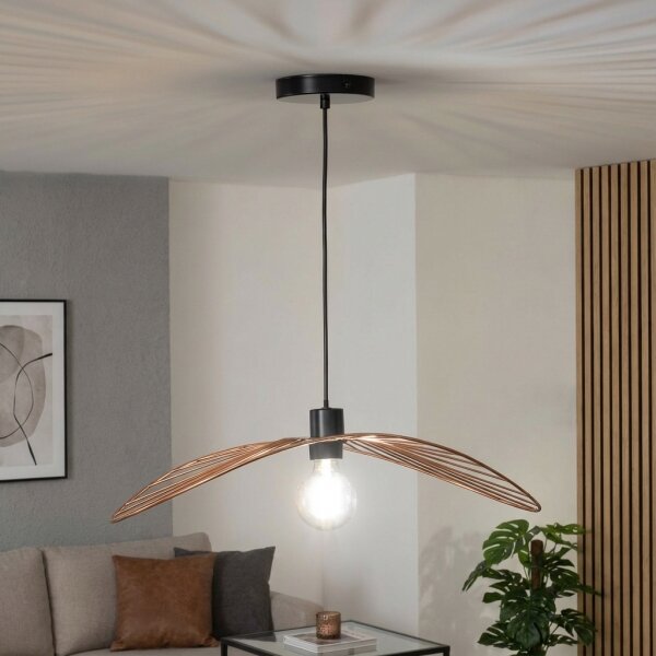 Brilagi - LED závesný luster CERIA WIRE 1xE27/40W/230V 40x56 cm bronz