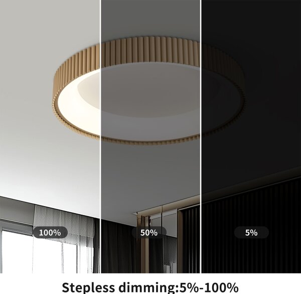 Brilagi - stmievateľné LED stropné svietidlo FALCON MODERN LED/30W/230V 40 cm béžové + diaľkové ovládanie