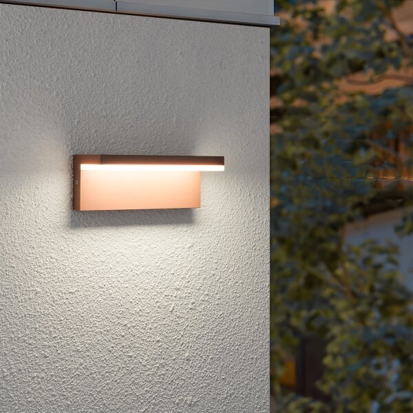 Brilagi - vonkajšie nástenné LED svietidlo TESSI LED/10W/230V hnedé IP54