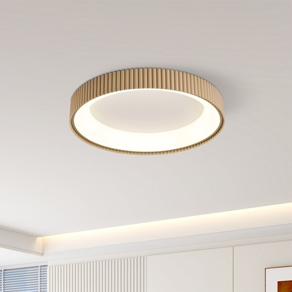 Brilagi - stmievateľné LED stropné svietidlo FALCON MODERN LED/30W/230V 40 cm béžové + diaľkové ovládanie