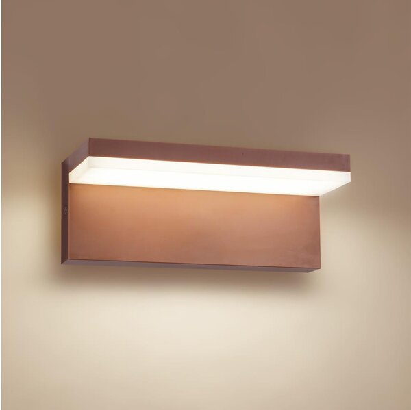 Brilagi - vonkajšie nástenné LED svietidlo TESSI LED/10W/230V hnedé IP54