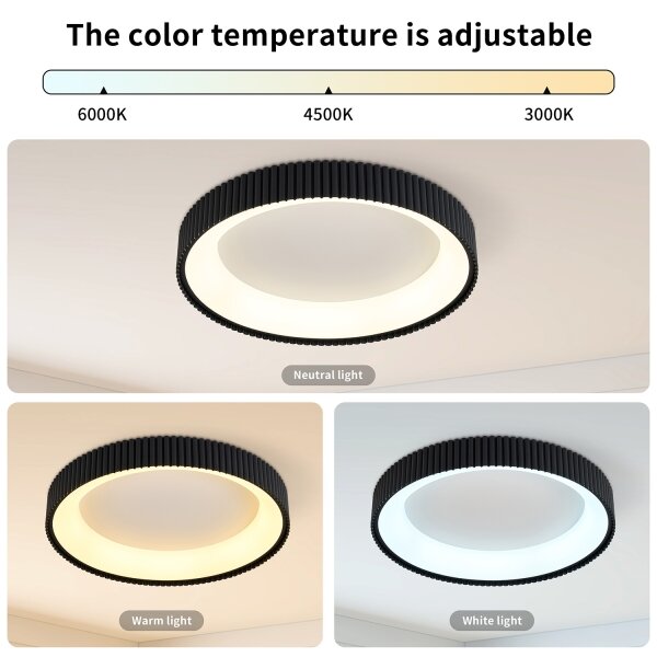 Brilagi - stmievateľné LED stropné svietidlo FALCON MODERN LED/54W/230V 60 cm čierne +DO