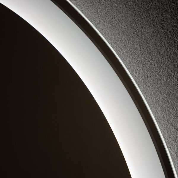 Brilagi-LED stmievateľné kúpeľňové vyhrievané zrkadlo s podsvietením AVA PRO LED/18W/230V priemer 60 cm IP44