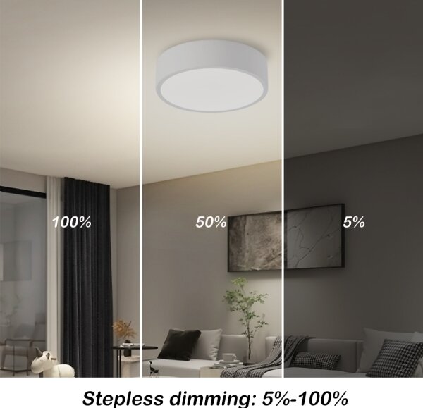 Brilagi - LED stmievateľné svietidlo POOL LED/18W/230V 3000-6000K 20 cm biele + DO