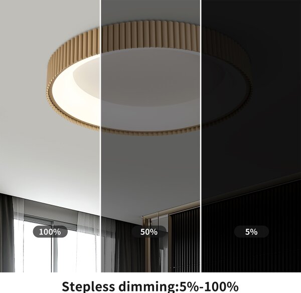 Brilagi - stmievateľné LED stropné svietidlo FALCON MODERN LED/54W/230V 60 cm béžové + diaľkové ovládanie