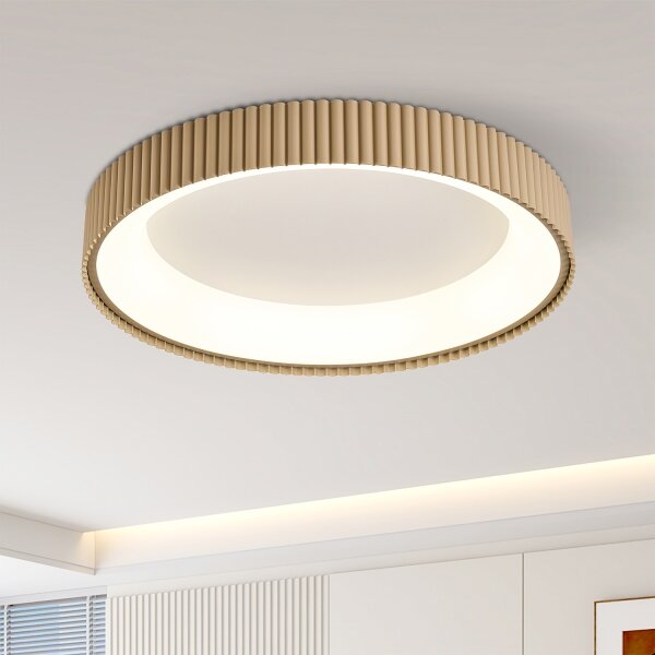 Brilagi - stmievateľné LED stropné svietidlo FALCON MODERN LED/54W/230V 60 cm béžové + diaľkové ovládanie