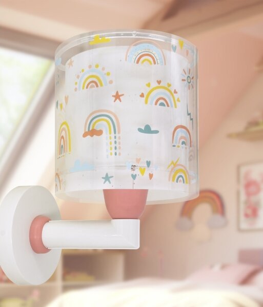Dalber 41199 - Detská nástenná lampa RAINBOW 1xE27/15W/230V pestrofarebná