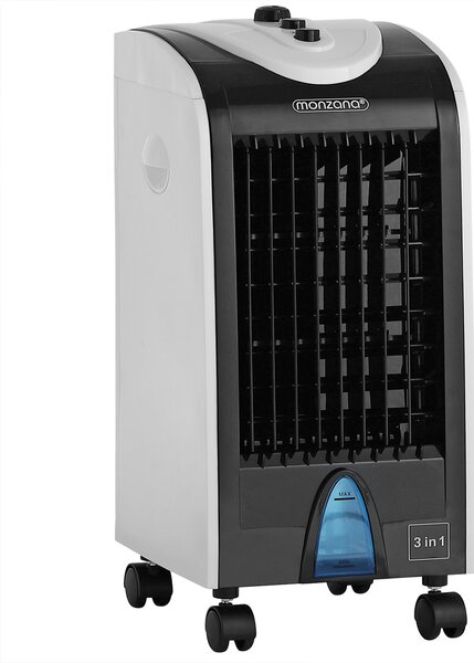 Mobilné klimatizačné zariadenie, chladič vzduchu, ventilátor 4 l, Monzana