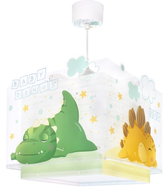 Dalber 63452 - Detský luster BABY DINOS 1xE27/15W/230V pestrofarebný