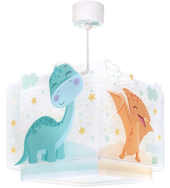 Dalber 63452 - Detský luster BABY DINOS 1xE27/15W/230V pestrofarebný