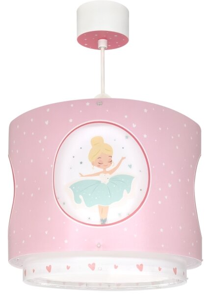 Dalber 60912 - Detský luster PRINCESS DANCE 1xE27/15W/230V ružový