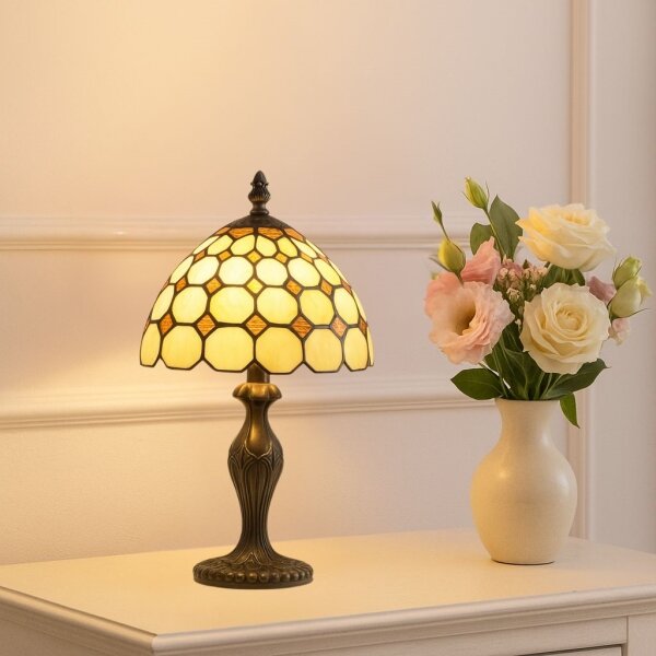Brilagi - Tiffany vitrážová stolná lampa DORAN 1xE14/40W/230V