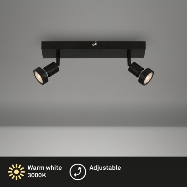 Briloner 2926-025 - LED bodové svietidlo 2xGU10/4,9W/230V