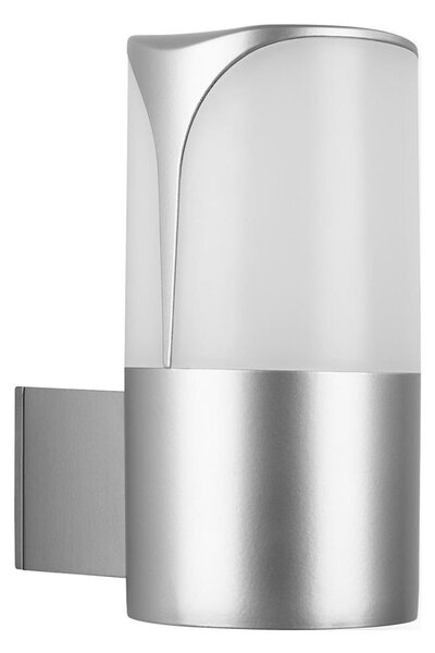 Briloner 320304TF - Vonkajšie nástenné svietidlo 1xE27/12W/230V IP44 strieborné