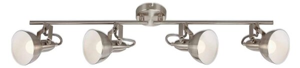 Briloner 2049-042 - Bodové svietidlo 4xE14/40W/230V strieborné