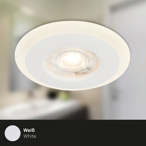 Briloner 7039036 - SADA 3x LED kúpeľňové podhľadové svietidlá 3xLED/5W/230V IP44 biela