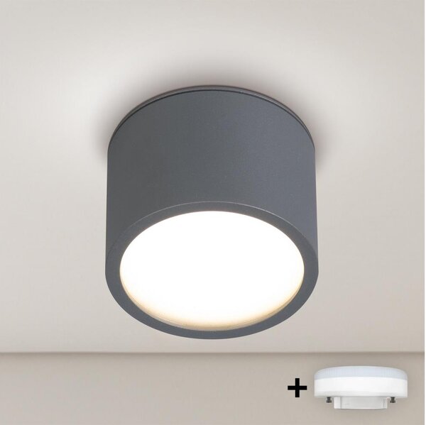 Brilagi - LED Kúpeľňové bodové svietidlo SMOOTH 1xGX53/15W/230V antracit IP65