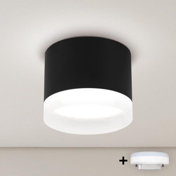 Brilagi - LED Bodové svietidlo SMOOTH 1xGX53/15W/230V čierne