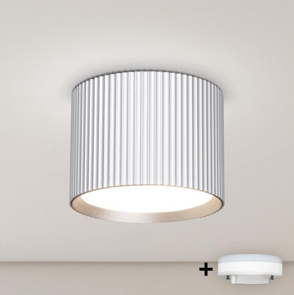 Brilagi - LED Bodové svietidlo STRIPY 1xGX53/15W/230V strieborné