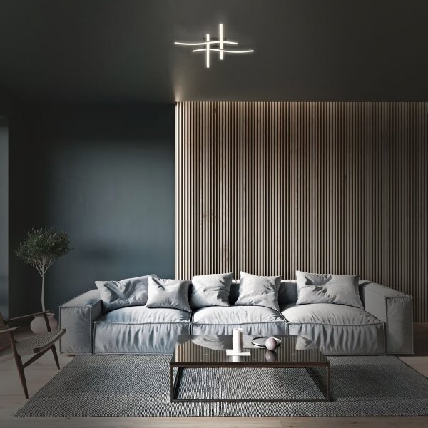 Brilo 3677-045 - LED stropné svietidlo LED/14,4W/230V čierne