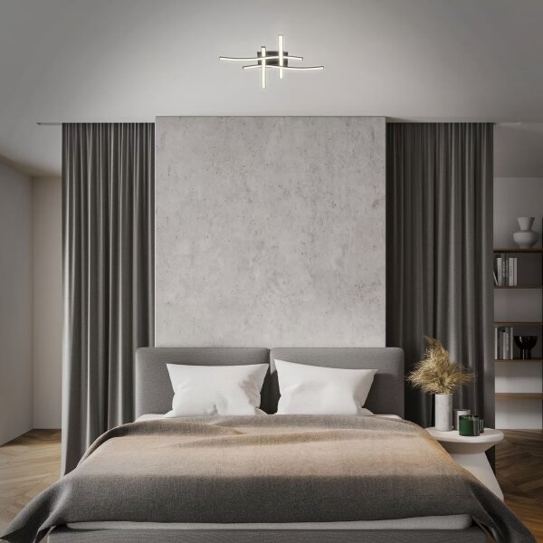 Brilo 3677-045 - LED stropné svietidlo LED/14,4W/230V čierne