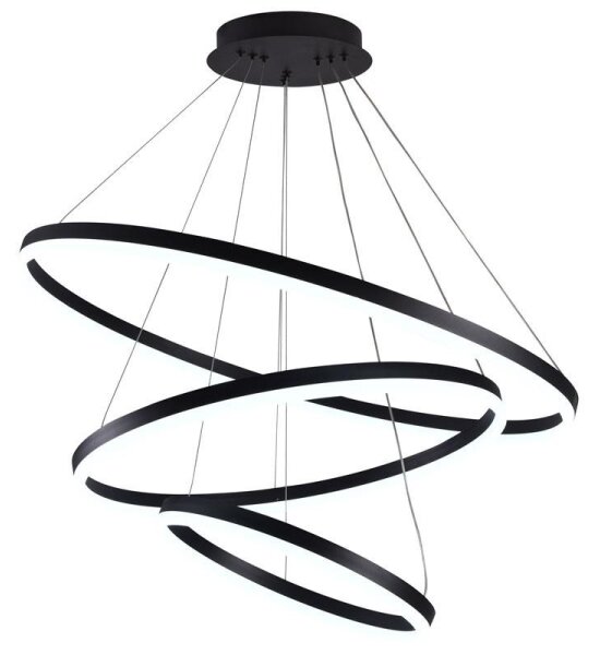 Brilagi -LED Stmievateľný luster na lanku CIRCLE LED/125W/230V 3000-6500K čierna+DO