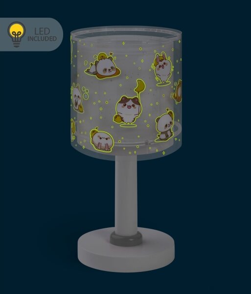 Dalber 41761E - LED detská lampička KAWAII FRIENDS 1xG4/4W/230V sivá