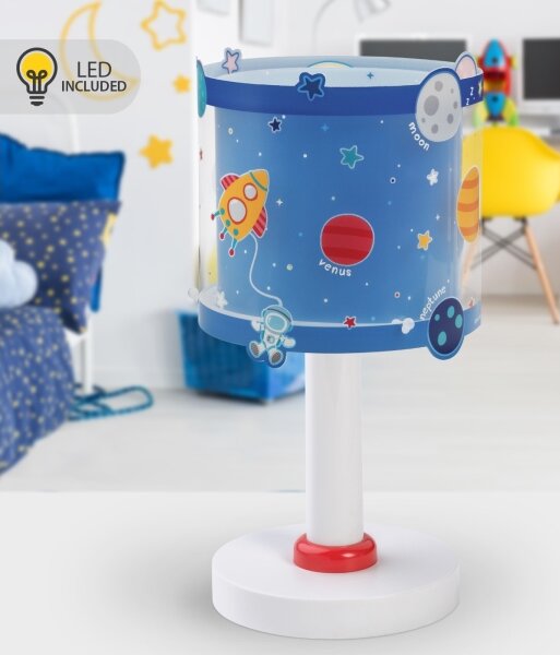 Dalber 41341N - LED detská lampička PLANETS 1xG4/4W/230V modrá