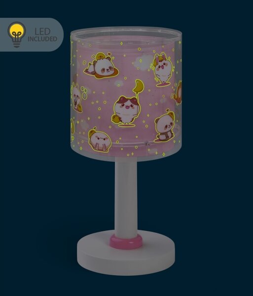 Dalber 41761S - LED detská lampička KAWAII FRIENDS 1xG4/4W/230V ružová