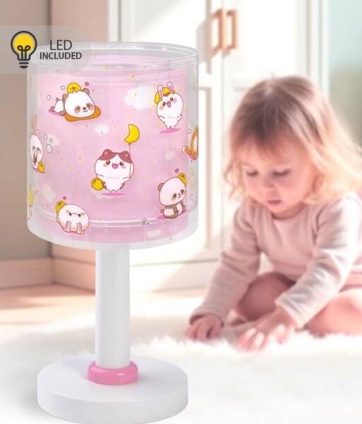 Dalber 41761S - LED detská lampička KAWAII FRIENDS 1xG4/4W/230V ružová