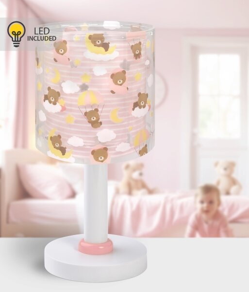 Dalber 41571S - LED detská lampička BABY TEDDY 1xG4/4W/230V ružová