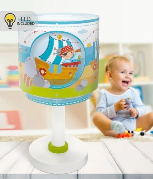 Dalber 60651N - LED detská lampička PIRATE ISLAND 1xG4/4W/230V pestrofarebná