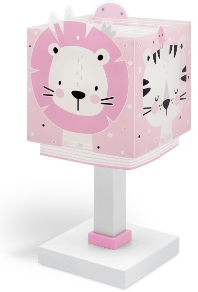 Dalber 63111NS - LED detská lampička BABY JUNGLE 1xG4/4W/230V ružová