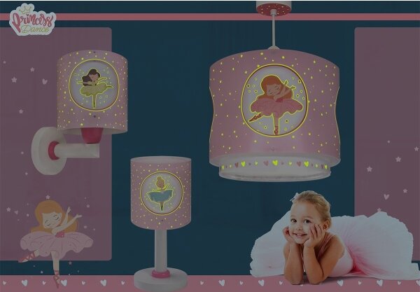 Dalber 60911 - LED detská lampička PRINCESS DANCE 1xG4/4W/230V ružová