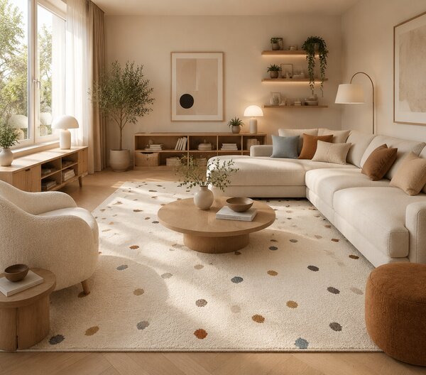 Hanse Home, Detský koberček Adventures 106210 Cream Multicolor, 120x170, biela, detská izba