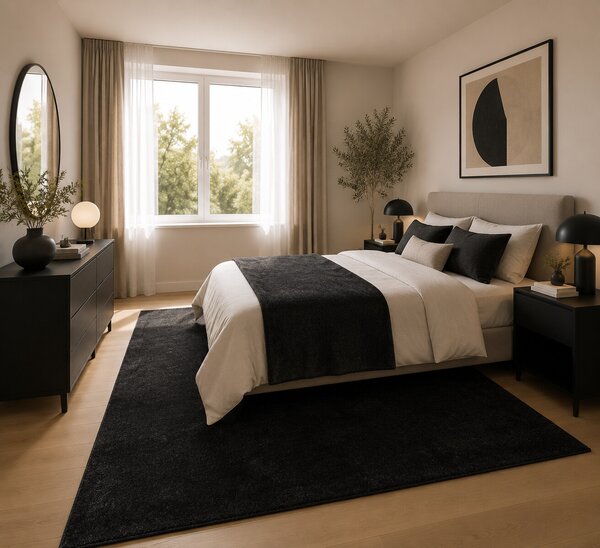 Ayyildiz, Kusový koberec Ata 7000 anthracite, 120x170, šedá, obývacia izba