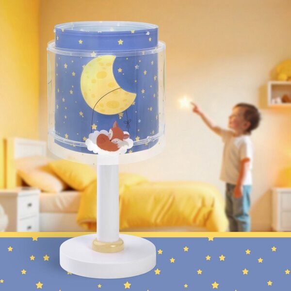 Dalber 76631 - LED detská lampička MOON DREAMS 1xG4/4W/230V modrá
