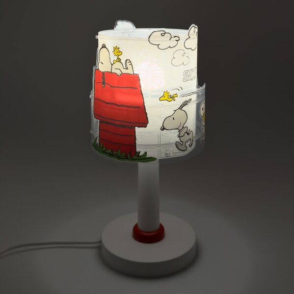 Dalber 76301 - LED detská lampička SNOOPY 1xG4/4W/230V biela/červená