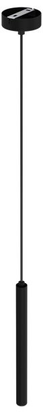 Luster na lanku YORU 1xG9/8W/230V 30 cm čierna