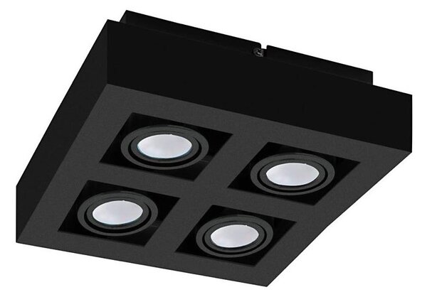 Eglo 31065 - LED bodové svietidlo MENDOZA 4xLED/4,7W/230V 3000K čierne