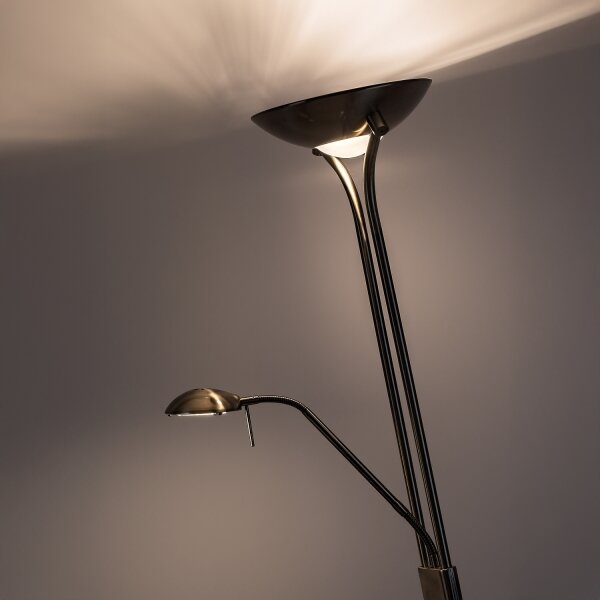 Brilagi - Stmievateľná stojacia lampa SCARLETT 1xR7s/230W/230V + 1xG9/40W bronzová