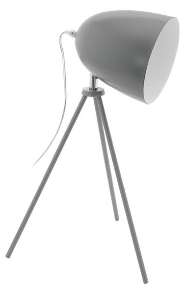 Eglo 33094 - Stolová lampa DUNDEE 1xE27/60W/230V sivá