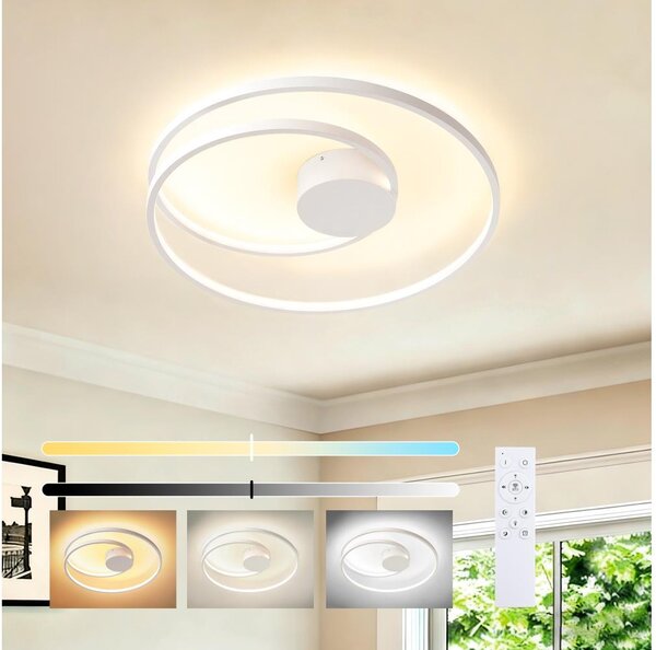 Brilagi - stmievateľné stropné svietidlo TWISTER LED/48W/230V priemer 50 cm biele + DO