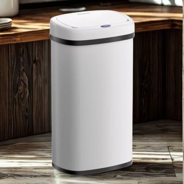 Bezdotykový Jumbo koš 50l biela USB kábel zadarmo