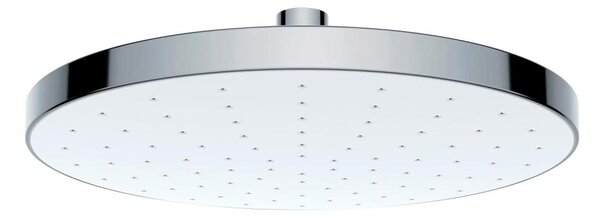 WENKO 24000100 - Sprchová hlavica s automatickým čistením 22,5 x 22,5 cm, lesklý chróm/biela