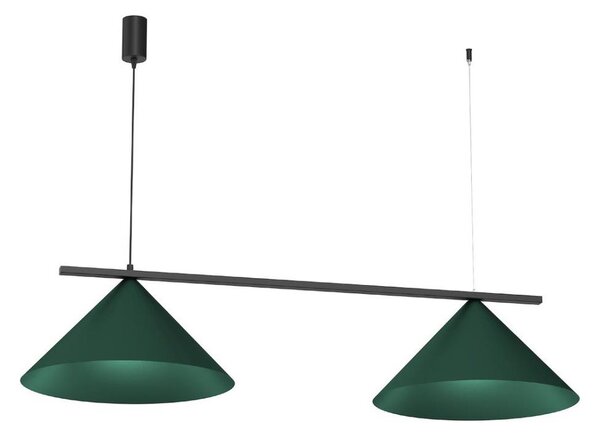 Závesné svietidlo na lanku CAPITAL 2xGX53/15W/230V zelené