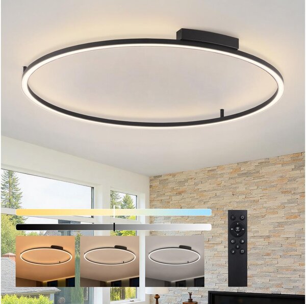 Brilagi - LED stmievateľné svietidlo PORTOFINO LED/85W/230V pr. 120 cm čierna + DO