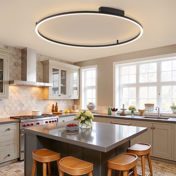 Brilagi - LED stmievateľné svietidlo PORTOFINO LED/85W/230V pr. 120 cm čierna + DO