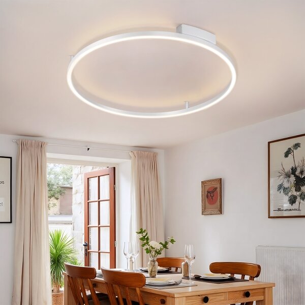 Brilagi - LED stmievateľné svietidlo PORTOFINO LED/60W/230V pr. 80 cm strieborné +DO